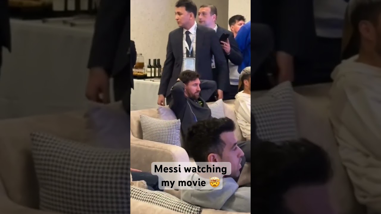 Messi watching my movie (MESSIAH)