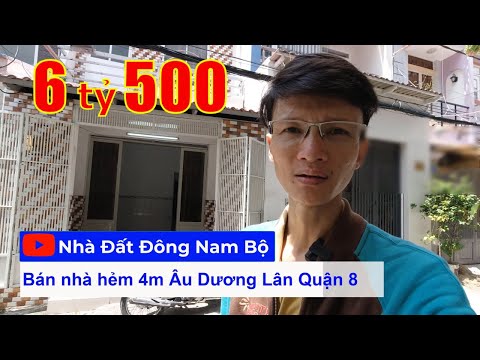 Chính chủ Bán nhà Quận 8 hẻm xe hơi Âu Dương Lân phường 3 Quận 8