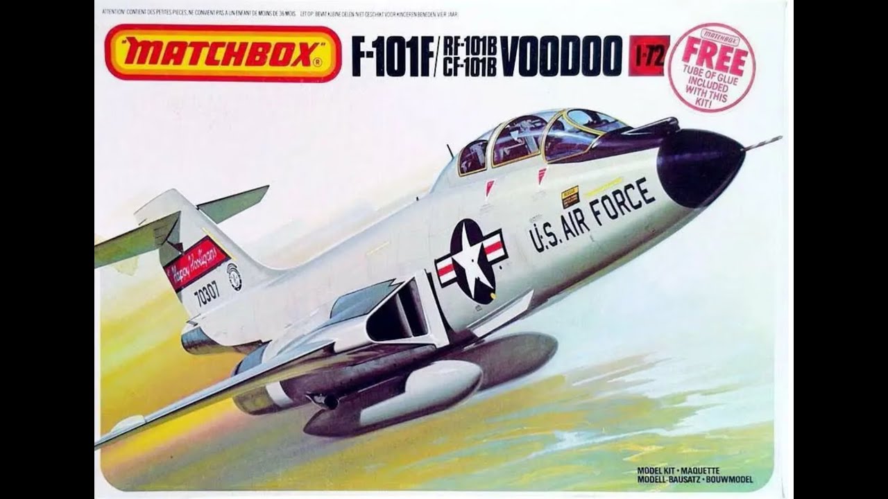 Matchbox March: 1/72 F-101F Voodoo PK-411 kit review - YouTube