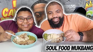 RIB TIP CASSEROLE MUKBANG|  soul food mukbang|  soul food recipes|  pr gang