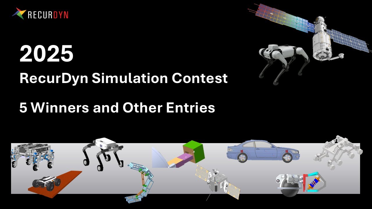 RecurDyn models of 2025 RecurDyn Simulation Contest