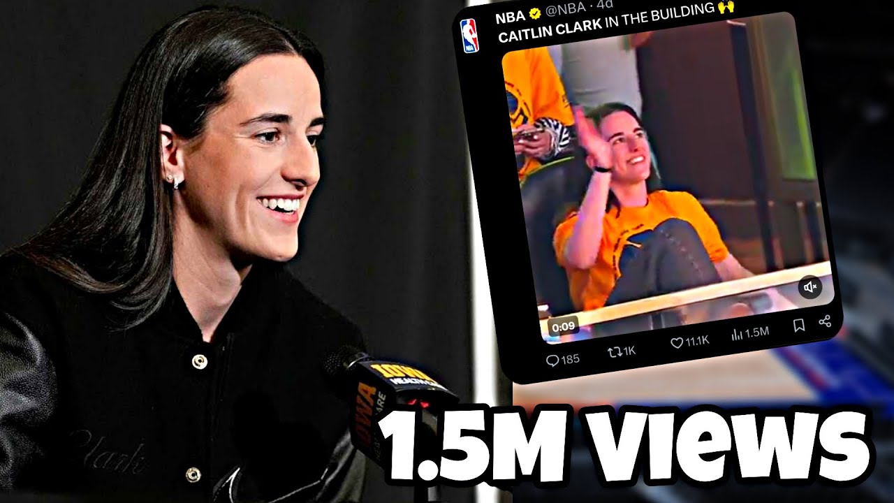 Caitlin Clark's Viral Moment BREAKS NBA Playoff History!