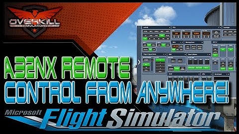 FBW A32NX Remote Control for MSFS!!