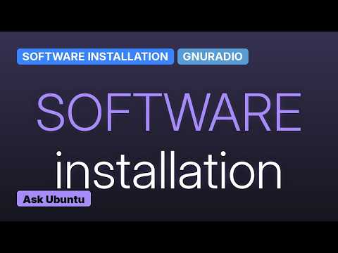 Ubuntu: gnuradio installation error