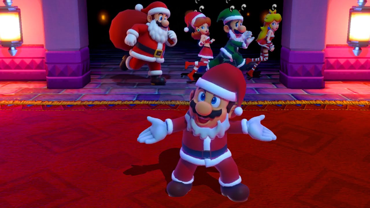 スーパーマリオパーティ】クリスマス衣装でミニゲーム対決！マリオVs