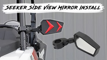 SuperATV Seeker Style Side View Mirror Install