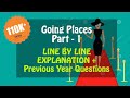 Going Places (Line by Line) Part - 1 Class 12 in Hindi | Flamingo | A.R. Barton