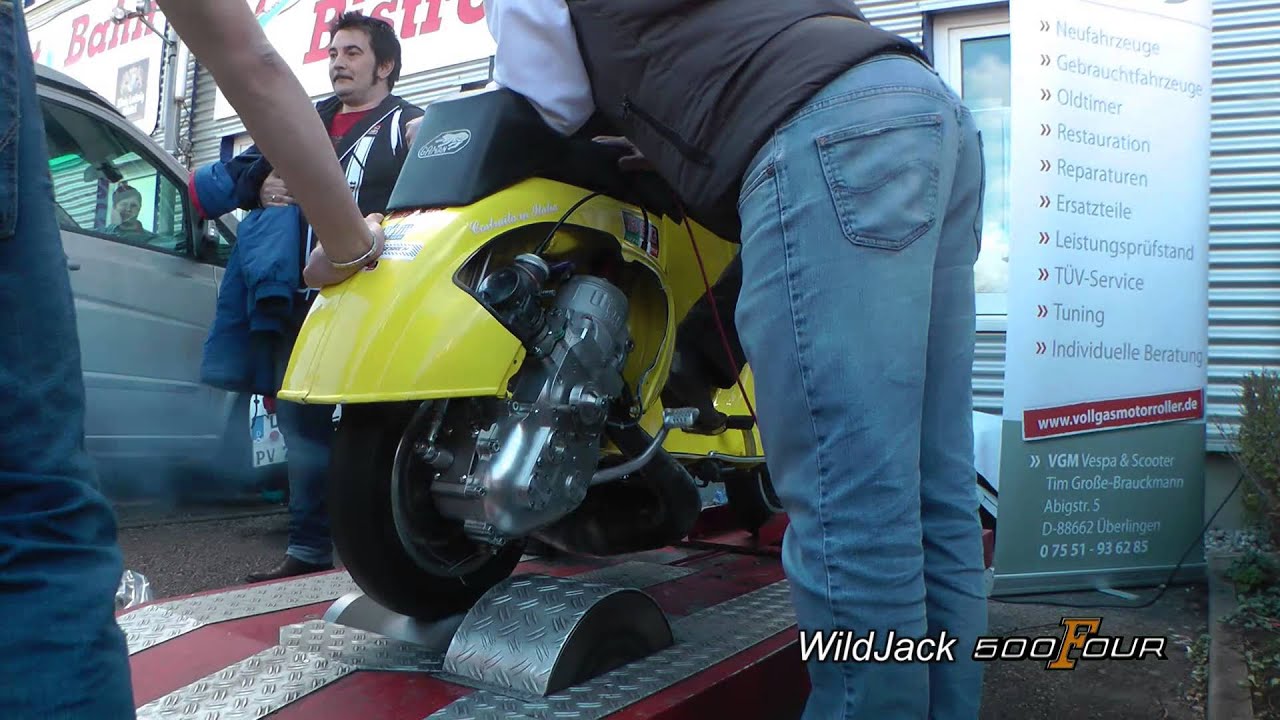 Dyno Run Vespa BSG 150cc 47.4 HP - Stefano Scauri