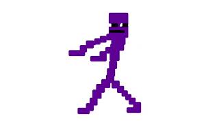 фиолетовый парень танцует purple guy dancing