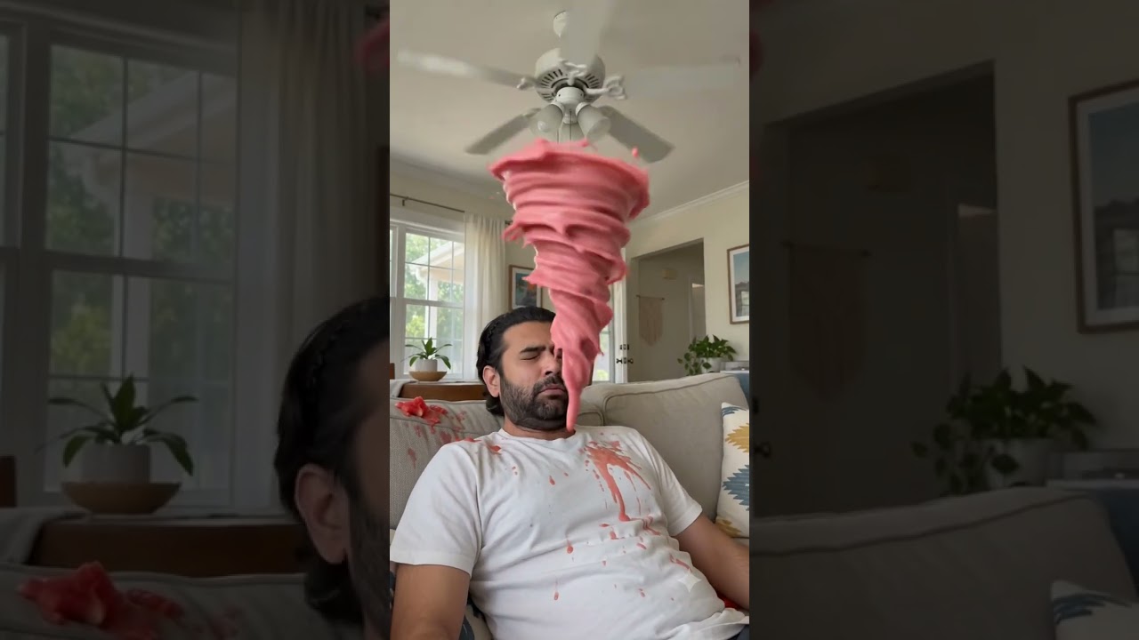 My Cat Dropped a Watermelon on the Ceiling Fan and It Rained Smoothie ๐๐ช๏ธ