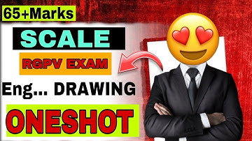 ONESHOT ED SCALE Plain scale,Diagonal scale,Vernier scale And Scale Of Chord For RGPV Exam Simple
