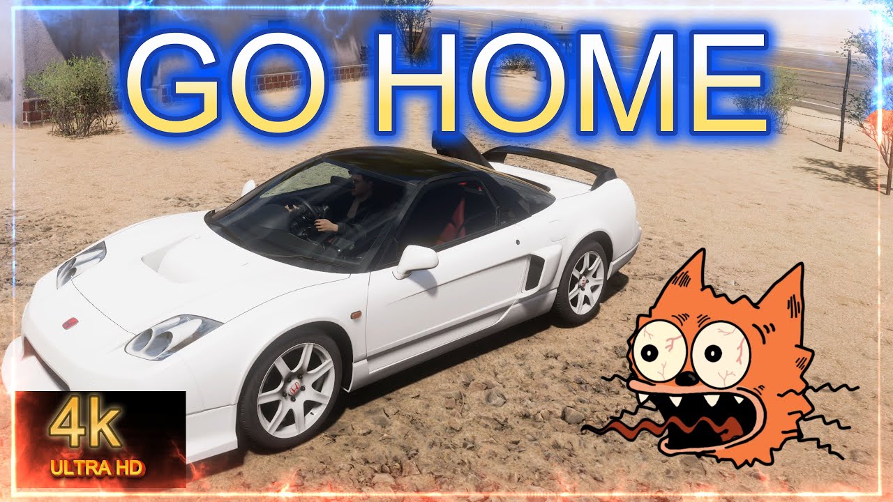 HONDA NSX R GT PURPLE HOUSE FORZA HORIZON 5 LOGITECH G920