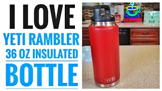 I LOVE MY YETI Rambler 36oz Insulated Bottle with Chug Cap 