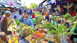 People Buy Fruits, Flowers, Banana Trees To Celebrate Khmer New Year