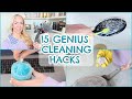 15 CLEANING HACKS THAT REALLY WORK + SPRING CLEANING TIPS!