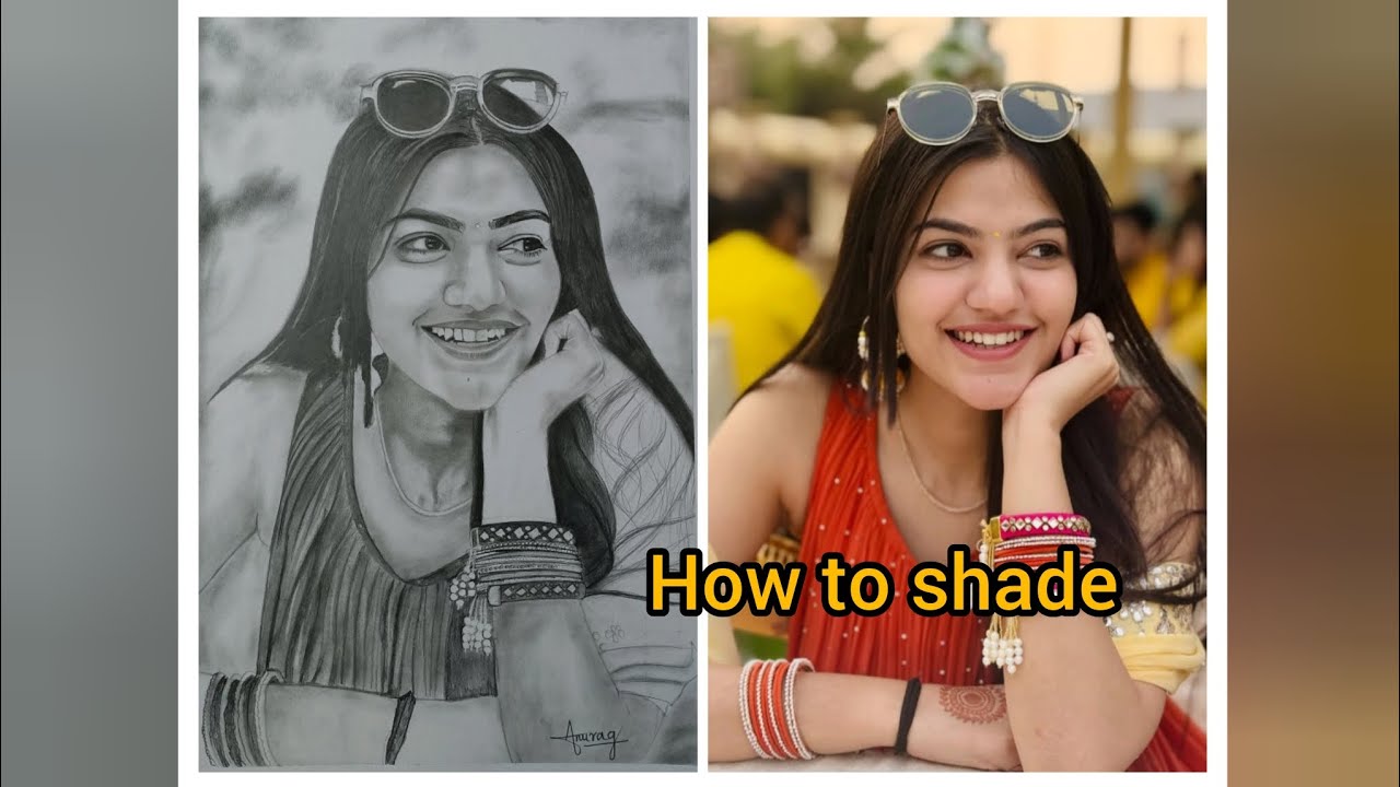 How to shade realistic sketch 