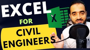 Excel For Civil Engineers |Complete Excel Training For Beginners Civil Engineers By Mudassir Afraz