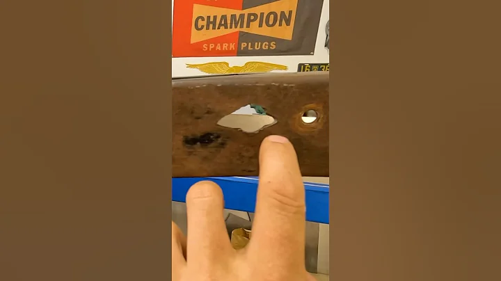 Rust Repair TINY Hole in 90 Year old FORD Frame #roadster #fordhotrod