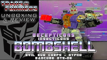 TRANSFORMERS - [ BOMBSHELL - OTS-06 - HYPNO - BADCUBE ] - Unboxing, Transformation & Review