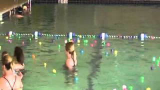 Aqua Easter Egg Hunt in the pool