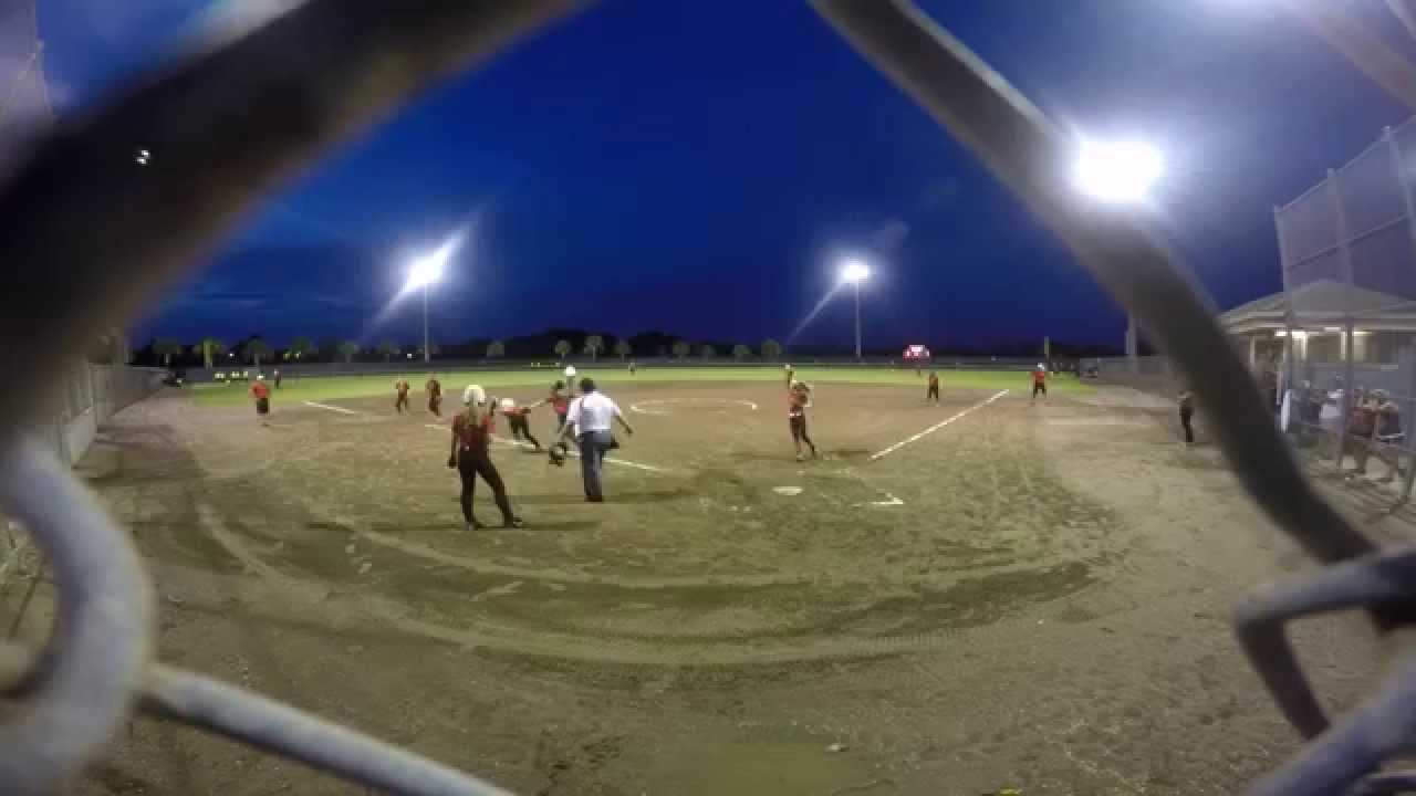 Alyssa Gaidos 2019 RHC/Utility Picking off runner at 3rd base