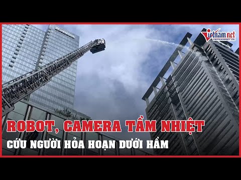 Video Dùng xe robot, camera tầm nhiệt cứu người gặp hỏa hoạn... - youtube