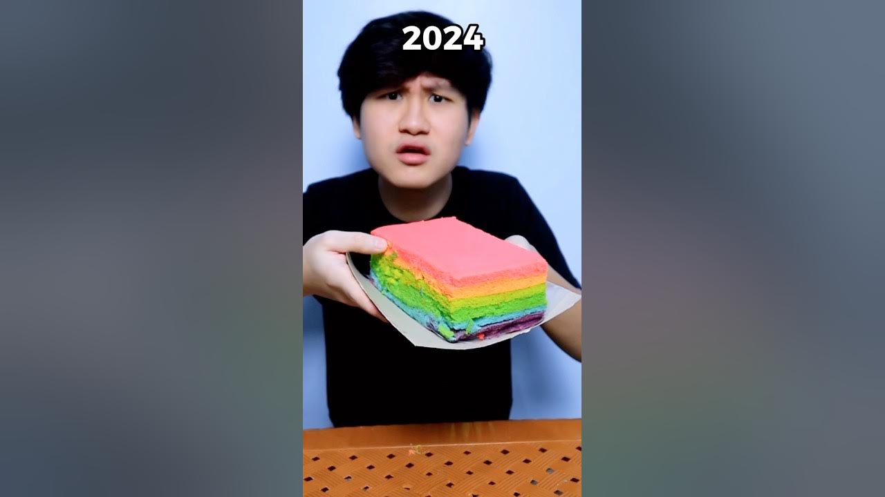 MAKAN KUE PELANGI?! #food #asmr #mukbang MAKAN KUE PELANGI?! #food #asmr #mukbang