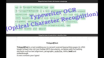 TintypeText typewriter OCR: Getting Started (Instructions video 1)