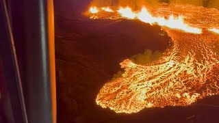Islande : des coulées de lave lors d'une nouvelle éruption volcanique | AFP