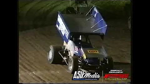 Sprintcars: Darrell Hodges Rollover - Yandina Spee...