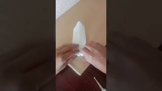 heart making with the help of tissue sheet #diy #homemadepapercraft #craftyideas # craft
