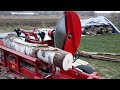 Amazing Circular Saw Blade Machine  - Log Splitter to Firewood Processor