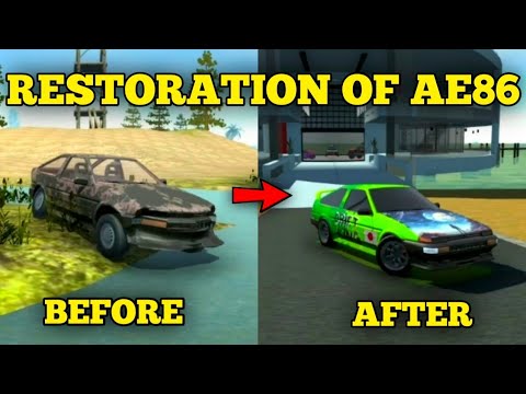 Rstoration Of Toyota Trueno Ae86 | Car Simulator 2 | New Update