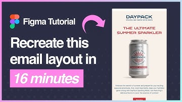 Figma Tutorial: Design a DayPack email template using Emailify