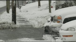 Conway residents clear out several inches of snow