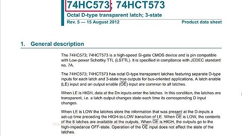 74HC573