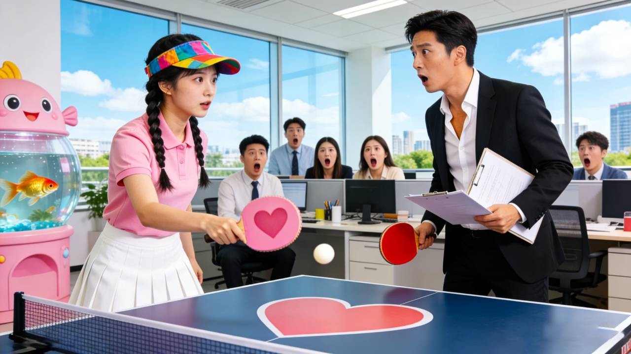 क्रूर सीईओ कार्य में सख्त है, लेकिन कार्यालय में टेबल टेनिस खेलने वाली इंटर्न से प्यार कर बैठता है!