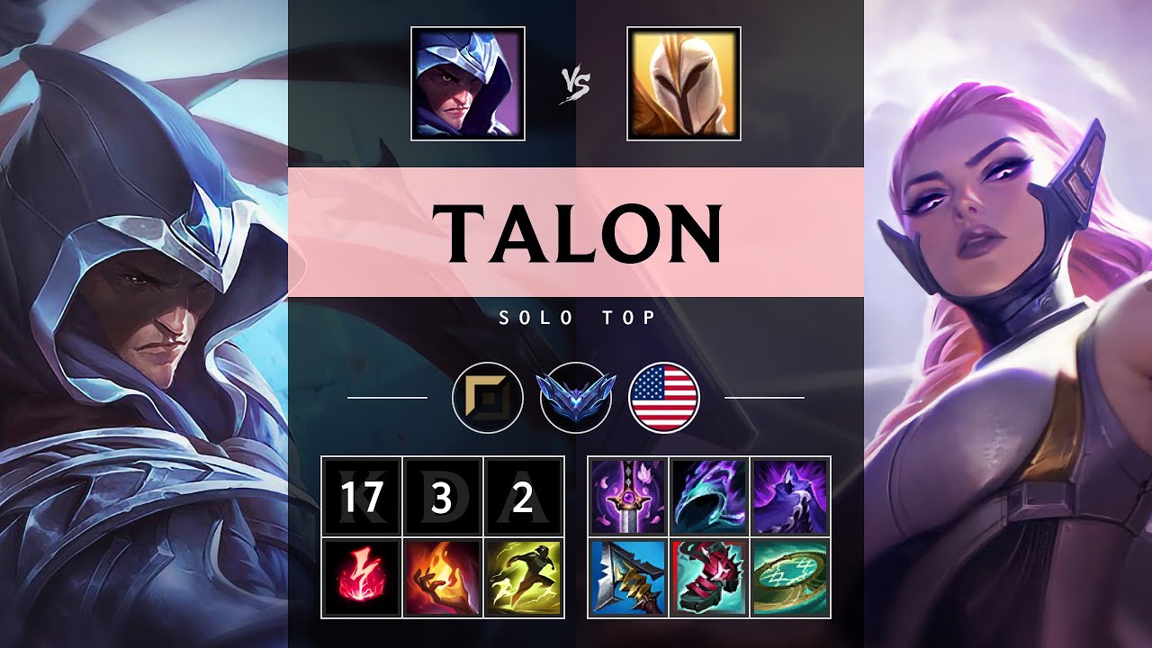 Talon Top vs Kayle - NA Diamond Patch 25.12