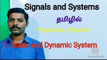 Static and Dynamic System in Tamil | System with memory | Memoryless system in tamil