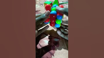 How to make checkerboard pattern on bubble cube (tutorial).#shorts