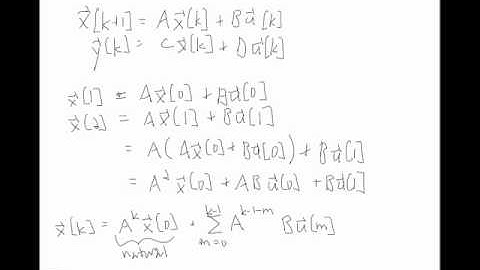 Solutions of Discrete State-Space Equations (Dr. Jake Abbott, University of Utah)