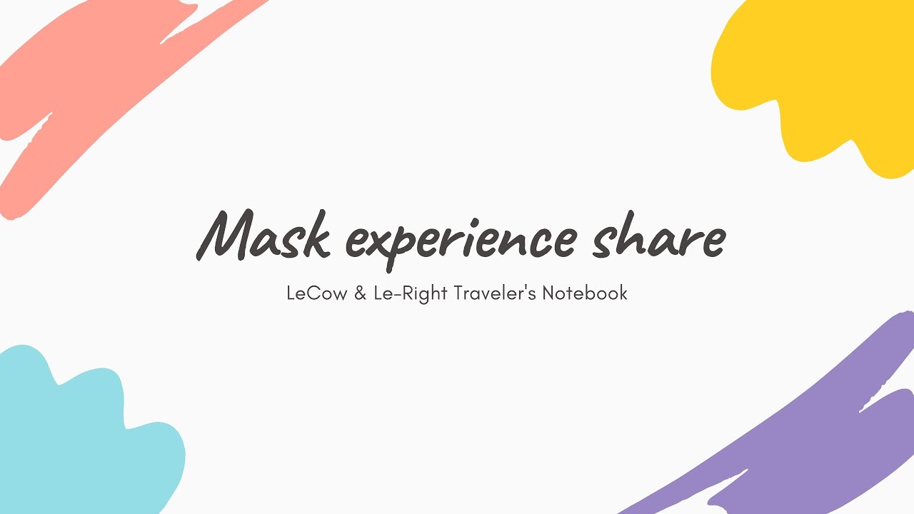 Mask experience share YouTube