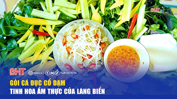 Gỏi cá đục Cổ Đạm – tinh hoa ẩm thực của làng biển | Hà Tĩnh TV