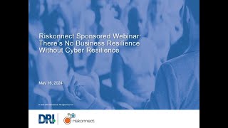 Riskonnect Sponsored Webinar: There