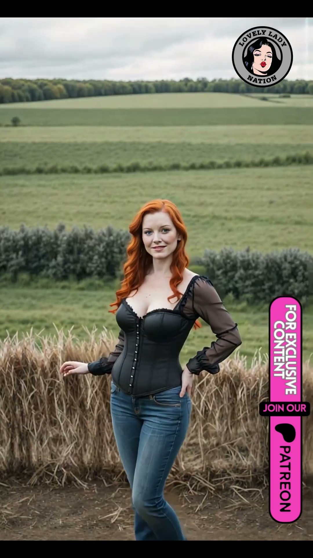 red-haired beauties fun on the farm VIDEO SLIDESHOW VOL.8