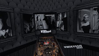 Who Dunnit 1947 B W Bord 2021 Bally 1995 with Altsound 2 0 by iDigStuff - VPX VR Room