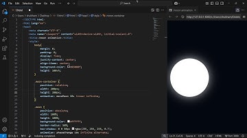 ASMR Programming - Coding Animation of Moon - No Taking