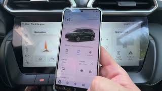 MG ZS – How to Manage Security Settings in MG App