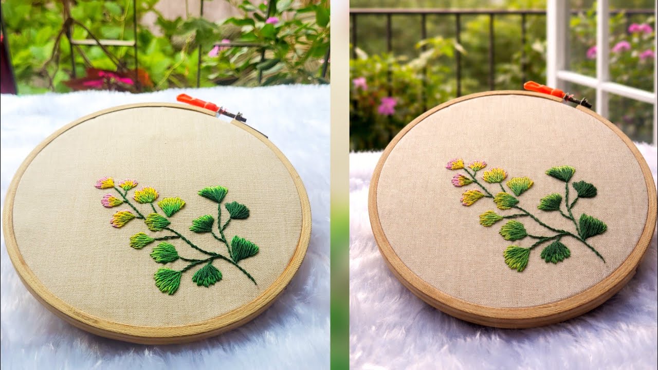 Needle Sticching Embroidery//Needle&Embroidery