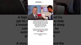 Principal Lost His Job for Helping a Homeless Student—Then Watched Him Graduate as His Son#usa #news